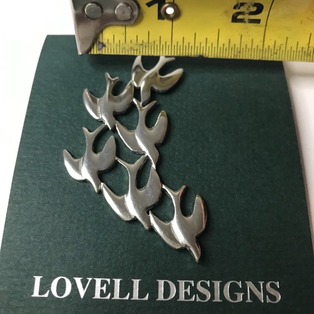 Lovell Designs Pewter Skydancers Pin New in Box - Picture 6 of 7